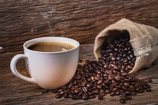 istock coffee cup coffee beans and bag sack 532047220