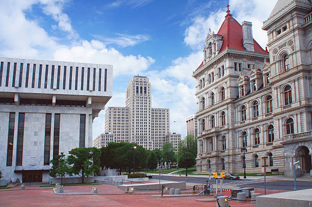 istock Albany, New York state capital, street view 532048042