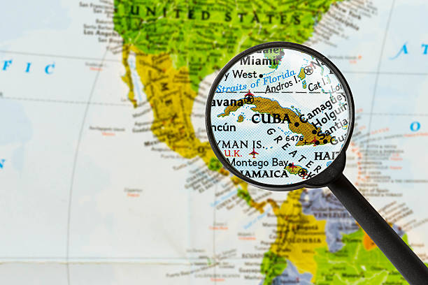 istock map of Republic of Cuba 532049456