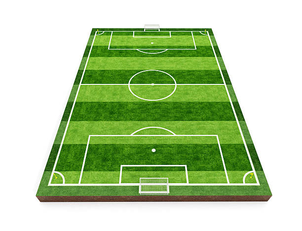 istock Soccer field and players 532050694