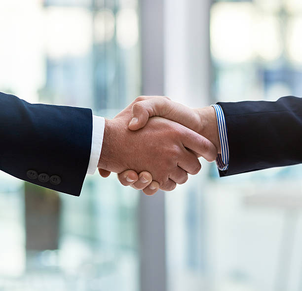 istock Pairing up with a trustworthy business associate 532050788