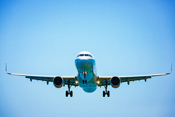istock Airplane landing at airport 532052774