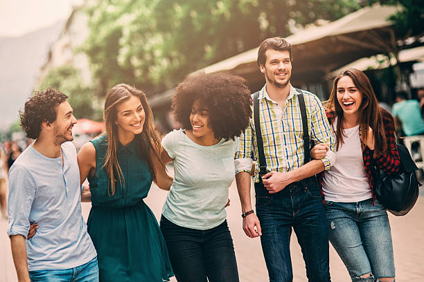 istock Happy Friends In The City 532052974