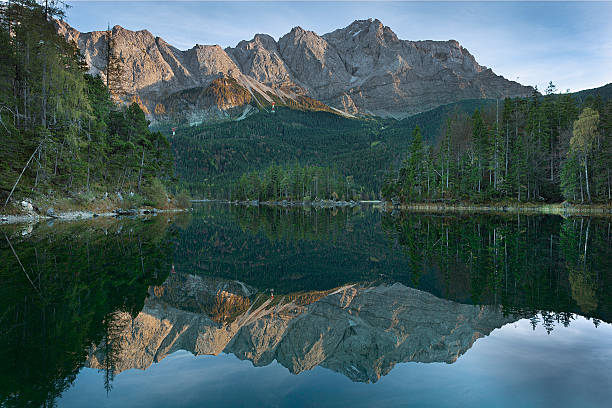 istock Lake Eibsee with Zugspitze in Bavaria 532055079