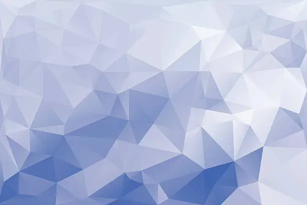 Vector illustration of abstract  blue polygonal  background