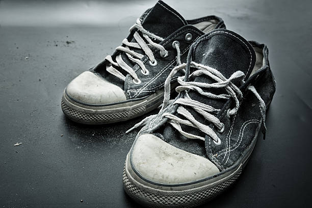 istock Sports trainers on the floor 532058661