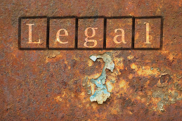 istock legal written on a wall background 532059237