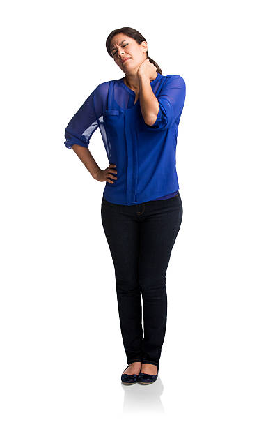 istock Woman with neck ache 532088401