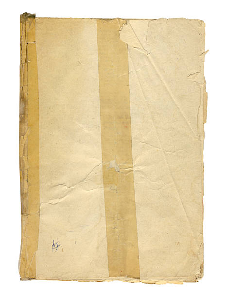 istock Old  ancient crumpled paper isolated on white background 532089883
