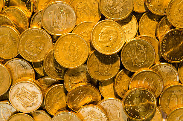 istock Background of golden coins 532090867