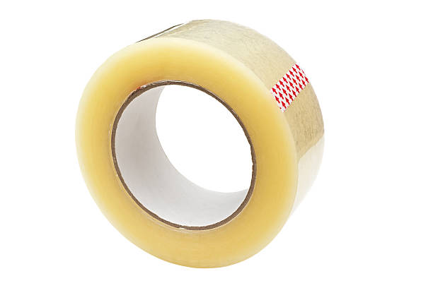 Roll of adhesive tape. stock photo