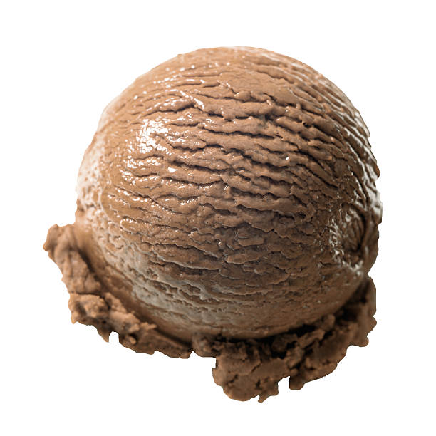 istock Chocolate ice cream Ball or scoop 532093533