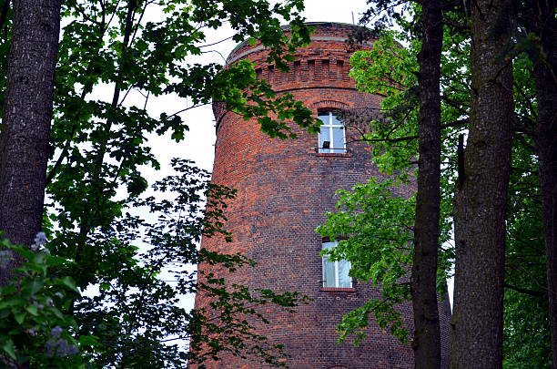 istock old water tower in berlin with red bricks and trees 532105702