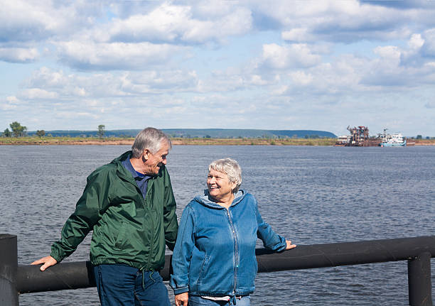 istock Senior couple looks at each other 532106160