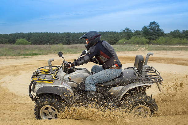 istock Racing ATV in the sand. 532109938