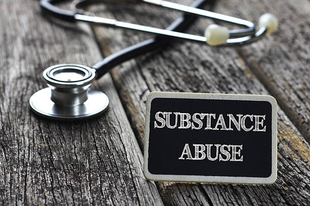 istock Medical Concept- SUBSTANCE ABUSE word written on blackboard with 532111096