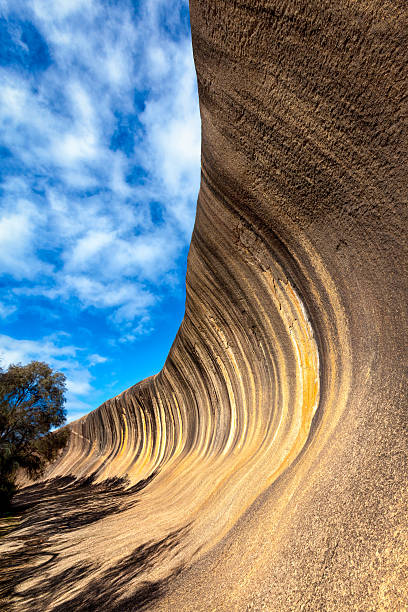 Wave Rock - Western Australia stock photo