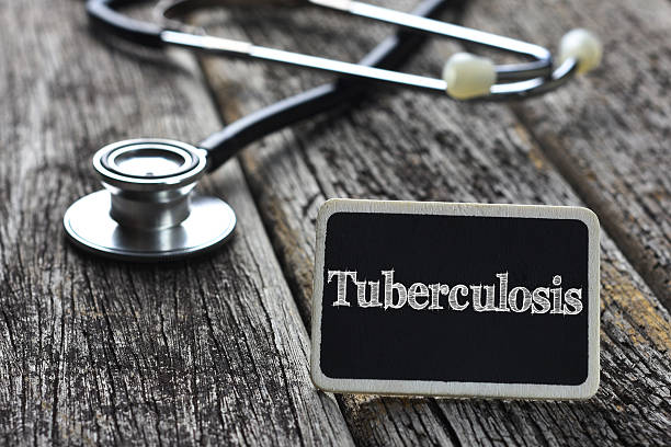 istock Medical Concept-Tuberculosis word written on blackboard with Ste 532111332