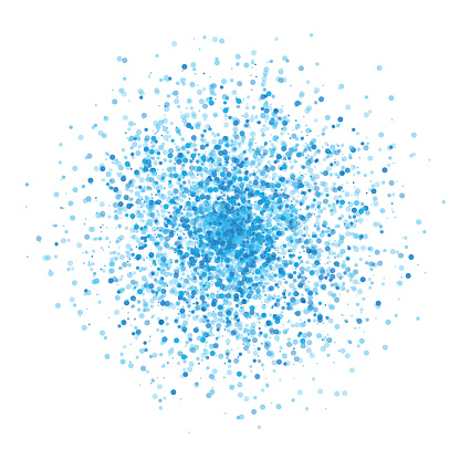 Blue Sky Supernova Star Cluster Circle Pattern. Global Colors used, so you can easily change the base colors with just a few clicks. The colors in the .eps-file are in RGB. Transparencies used. Included files are EPS (v10) and Hi-Res JPG (3472 x 3472 px).