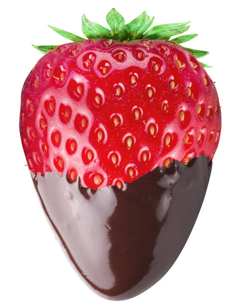 istock Strawberry dipped in chocolate fondue. 532112776