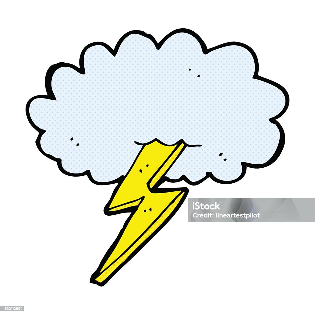 Truyện Tranh Hoạt Hình Sét Và Đám Mây Hình minh họa Sẵn có - Tải ...