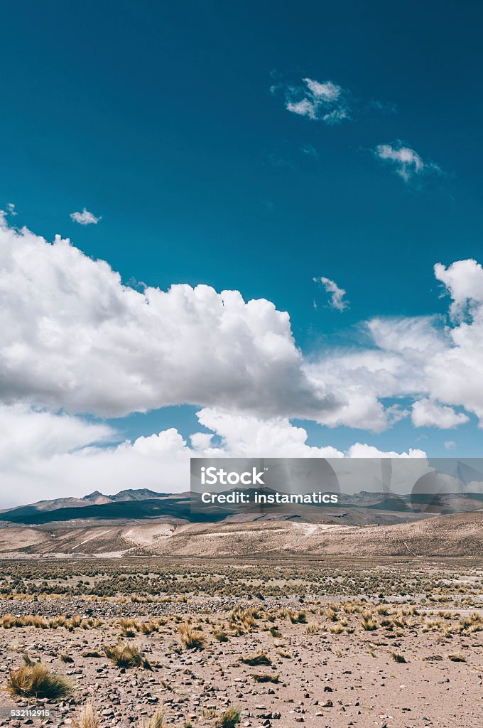 Gebirgszüge der Wüste in Peru - Lizenzfrei 2015 Stock-Foto