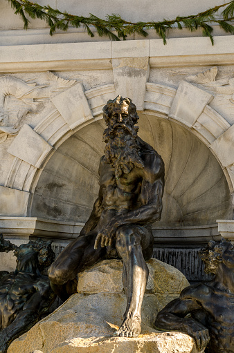 Neptune Fountain in front of the US Library of Congress