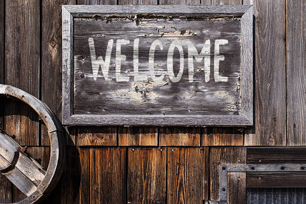 istock wooden sign with word welcome 532114380