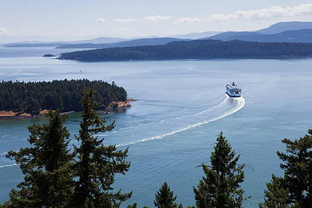 Photo of View of Ferry from Galiano Island