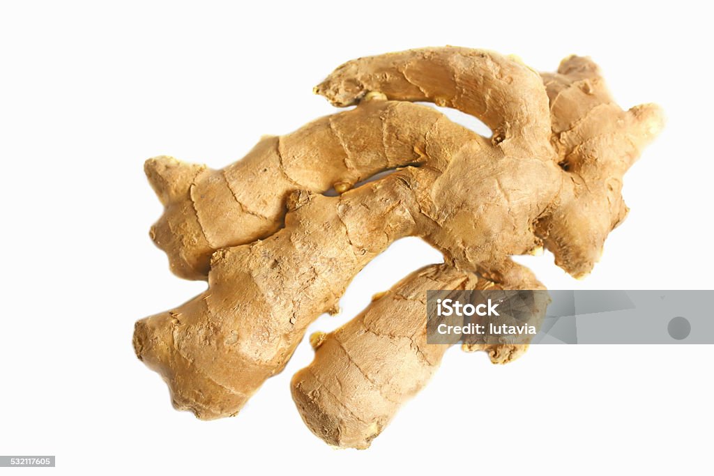 ginger root ginger root on white background 2015 Stock Photo