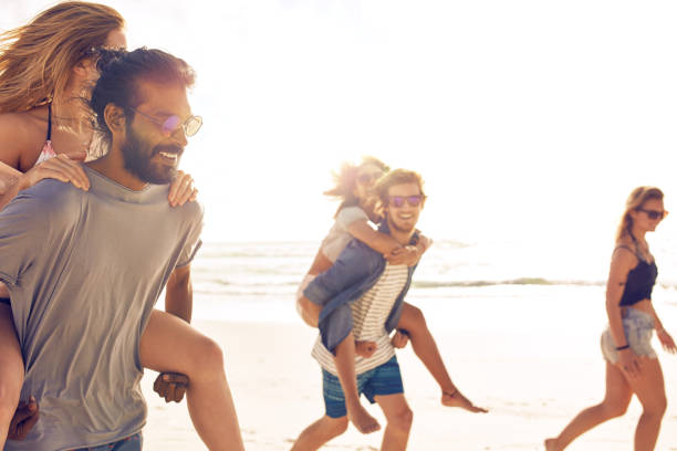 istock Mixed race people enjoying summer vacation 532119598