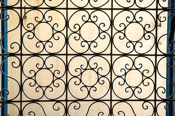 istock Traditional wrought iron window, Tangier, Morocco 532120396