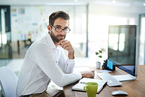 istock His confidence will take him to the top 532121396