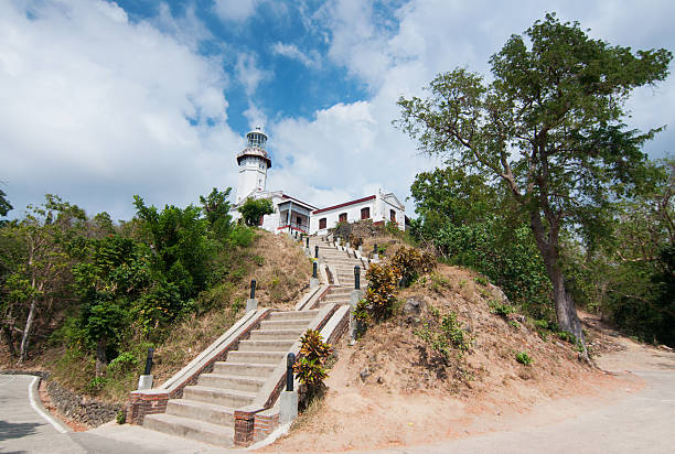 Cape Bojeador Lighthouse stock photo