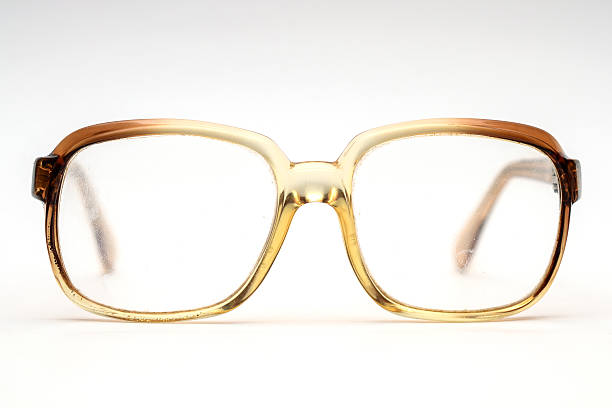 istock old glasses on a white background 532124714