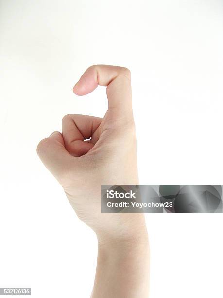 Nine Stock Photo - Download Image Now - Bending, Bent, Index Finger