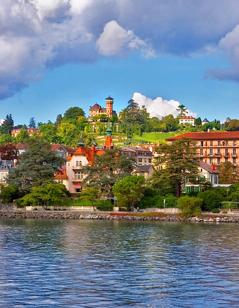 istock Coast of lake Leman. 532127150