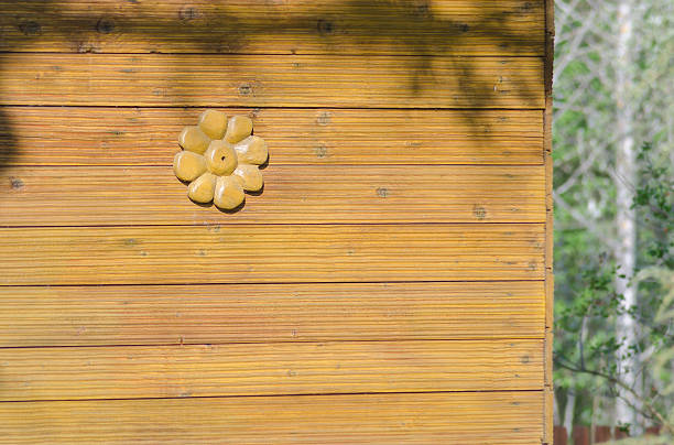 Option of home decor from wood. Timber