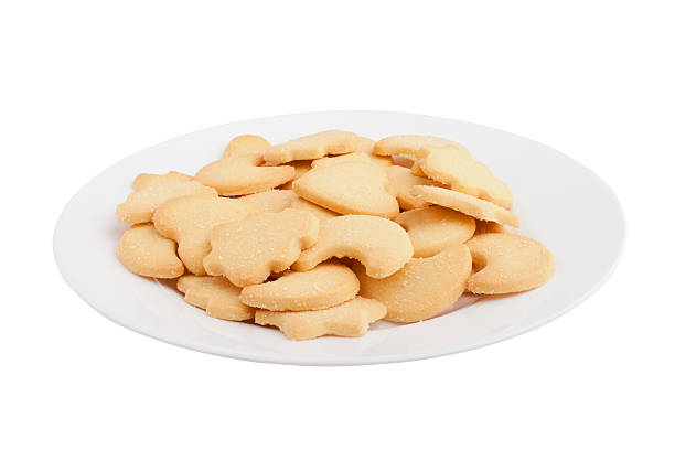 istock cookies with different shapes on plate isolated on white backgro 532131665