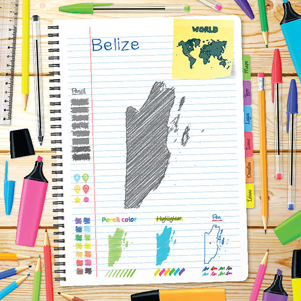 Drawingsof Belize Map 100+ Drawing Of Belize Map Illustrations, Royalty-Free Vector Graphics ...