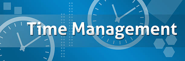 Time Management Business Theme Background Banner