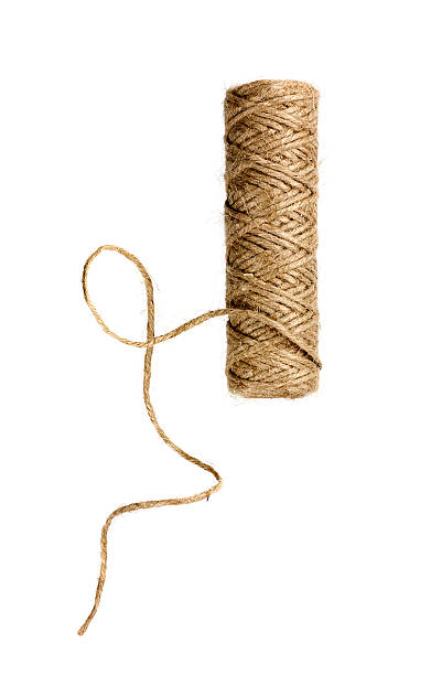 istock spool of natural string twine or rope isolated on white 532132601
