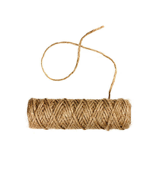 istock spool of natural twine or rope isolated on white 532132605