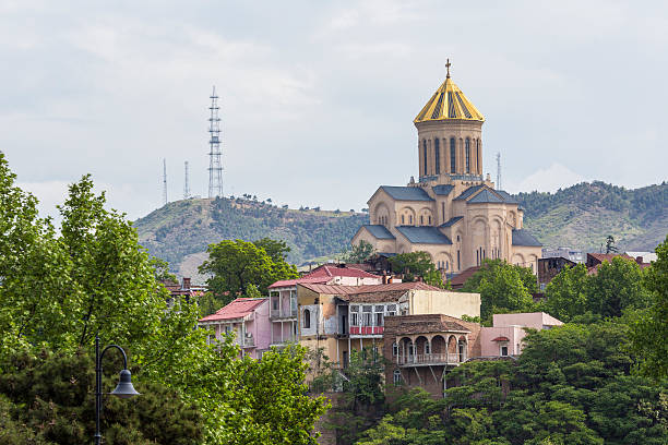 istock View of the Holy Trinity Cathedral Tsminda Sameba in Tbilisi. 532133636