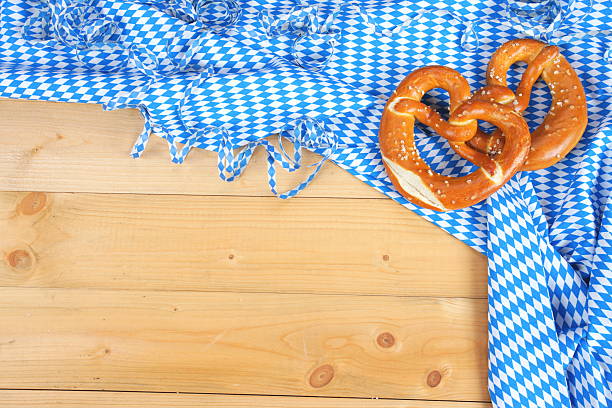 istock Salty pretzels on wooden board 532133759