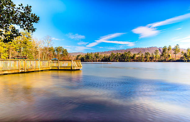 istock Fishing ramp at Lake Julian 532134216