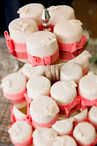 istock beautifully decorated wedding cupcakes on a plate, Cake 532134437