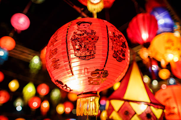 istock Beautiful international lantern illuminating in night time 532134749
