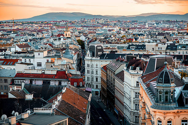 istock Vienna cityscape in Austria 532135098