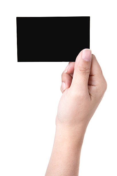 istock Hand holds business card 532135557